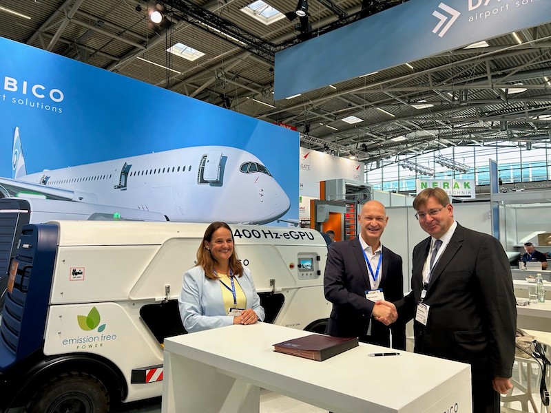 Munich Airport and Dabico agree to develop autonomous passenger boarding bridges