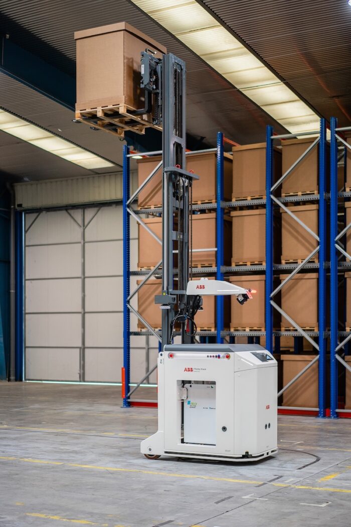 ABB Robotics launches Flexley Stack F712 autonomous forklift