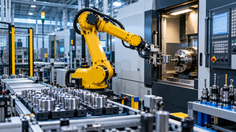 From CNC machines to robots: Building automated production cells
